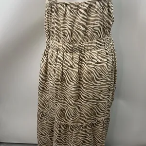 Cactus & Pearl zebra print tiered maxi dress XL thumbnail 8