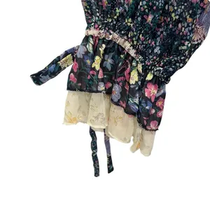 Its Anitsa Paris Womens M Floral Camelia Dress France T2 Vintage thumbnail 7