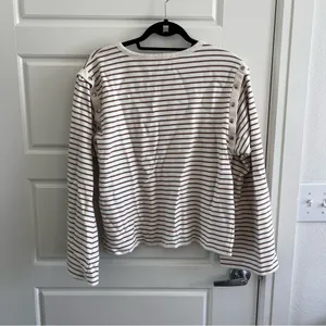Maeve Anthropologie Stripped Sweater Top thumbnail 6