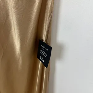 Lulus Sleek and Sweet Champagne Satin Cutout Backless Slip Midi Dress XL NWT thumbnail 8