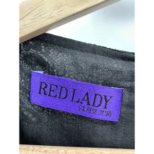 Red Lady Women Floral Lace Embroidery Mini Dress Size S Asian Tea Party Cocktail thumbnail 3