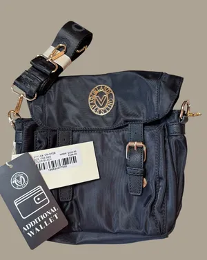 Valentino Black Nylon Crossbody Bag with Gold Hardware thumbnail 1