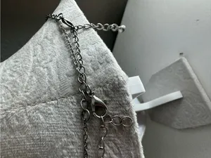 Buckle Gypsy butterfly layered silver necklace set thumbnail 3