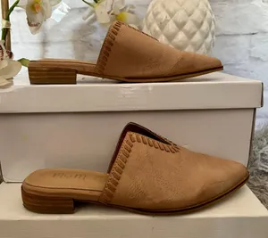 MI,IM Boho Leather Mules thumbnail 1