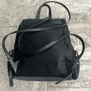Michael Kors Abbey Large Nylon Backpack, Black New w/Tag Retail $398 thumbnail 7