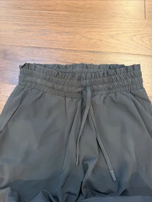 Mono B Gray Jogger Pants Smocked Waist Athleisure Size Small - C31-046 thumbnail 5