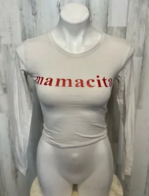 Long sleeve crop top White Size M thumbnail 1