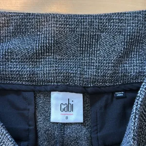 CAbi #3740 Bond High-Rise Gray Plaid Wide Leg Dress Pant Trouser, 8 thumbnail 10