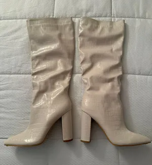 Cream Boots Tan Size 7 thumbnail 2