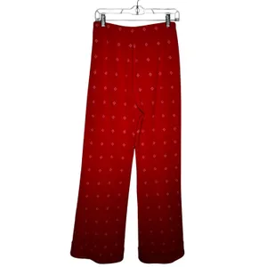 1980s Fire Islander Red Nautical Knit Pant Suit Set Small thumbnail 11