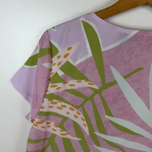 MINKPINK Palm Springs Tee Dress Small Tropical Colorful Pastel Resort‎ Vacation thumbnail 3