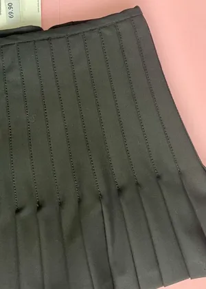 ZARA Mini Pleated Skirt Black thumbnail 5