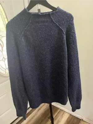 wild fable Navy Cozy Fuzzy Sweater thumbnail 1