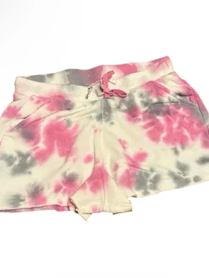 Free People Kelly Washed Tie Dye Two Piece Set Pink Grey Small EUC thumbnail 3