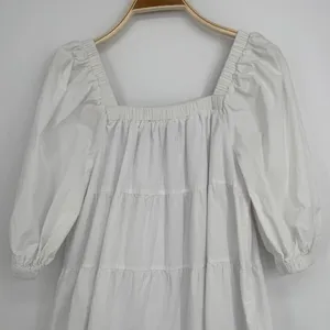 Tuckernuck Pomander Place Halile Dress XS White Tiered Mini Coastal Preppy thumbnail 6