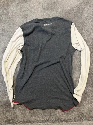 CCM Blackhawks Vintage Henley Gray thumbnail 4