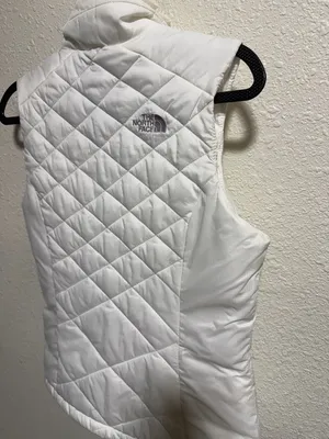 The North Face Thermoball‎ Eco Puffer Vest Womens XS White Quilted Full Zip thumbnail 10