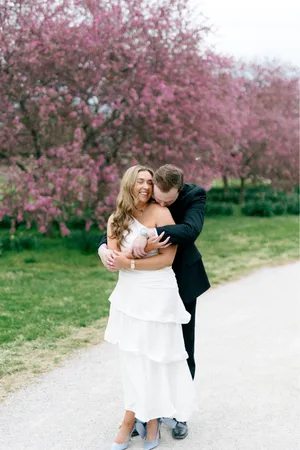 One shoulder white dress thumbnail 3