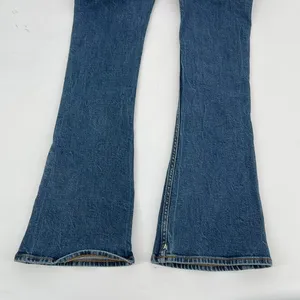 Scotch & Soda Amsterdam Blauw Womens Jeans Flare Leg Blue Size 24/30 Y2K‎ thumbnail 3