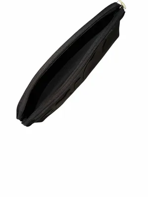 SKIMS Black Neoprene Logo Pouch thumbnail 3
