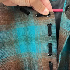 Trenz Woman Womens Plaid Cropped Blazer Size 1X ✔️ thumbnail 3