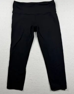 Lululemon Women’s Black Cropped Leggings Size 6 Athletic Yoga Pants thumbnail 1
