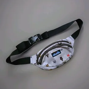 Kavu Spectator Crossbody Animal Print Fanny Pack Belt Bag Adjustable 8X5" Dirty thumbnail 2