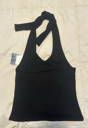 Black Halter Top thumbnail 2