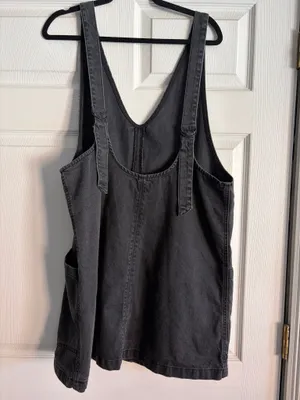 We the free high roller denim dress thumbnail 3