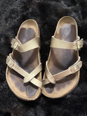 Birkenstock Mayari Tobacco Brown Oiled Leather sandals shoes 39 8.5 thumbnail 2
