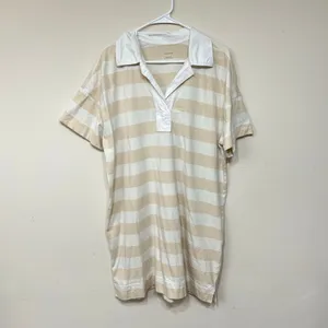 Everlane Organic Cotton Polo Dress Short Sleeve XL Women thumbnail 2