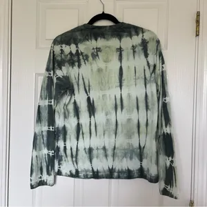 Green Tie Die Long Sleeve Tee Shirt Size Extra Large thumbnail 6
