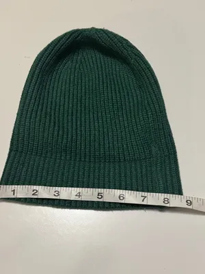 J. Crew Winter Cold Weather Green Ribbed Knit Beanie thumbnail 9