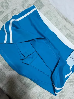 Fancy D Boutique athletic Skort in poolside blue  thumbnail 4