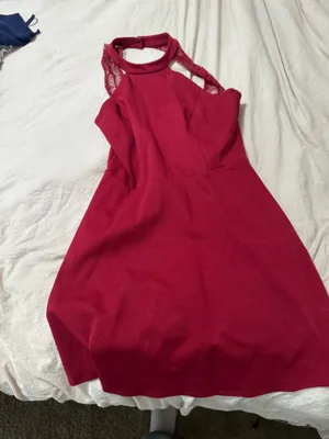Burgundy dress from lulus  thumbnail 1