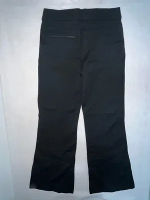 Spanx Perfect Pant Hi-Rise Flare Black Pintuck Work Pants NWT Size XL thumbnail 3