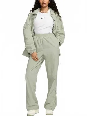 Nike Sportswear Essential Oversized UV Woven Coaches' Jacket NWT Jade Horizon M thumbnail 8