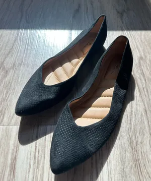 Business Casual Flats Texture Pattern Black Size 8.5 thumbnail 1
