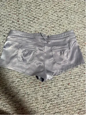 Jaded London Ballet Satin Mini Micro Short in Gray- Size US 2 thumbnail 11