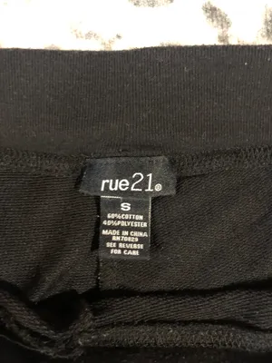 Rue 21 Black Sweatpants With Bedazzled Bow thumbnail 5