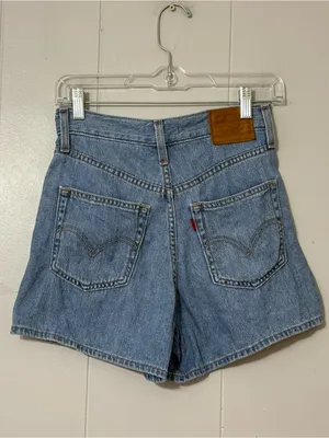 Levi’s Mile High Wide Leg Cropped Jeans Women’s Size 25 High Rise Button Fly thumbnail 3