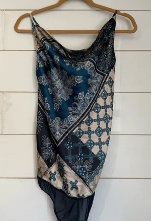 NWOT free people bandana bodysuit thumbnail 1