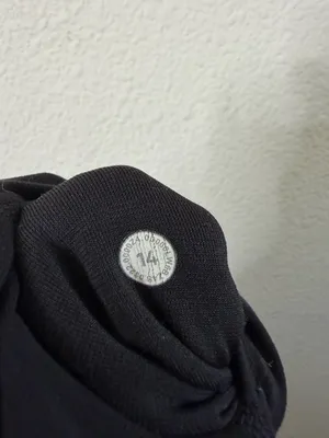 Lululemon Align Scalloped Hem High-Rise Crop 23" Black Womens‎ Size 14 thumbnail 7