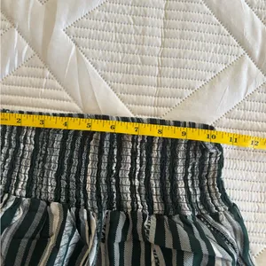 Striped Wide Leg Pants Black thumbnail 5