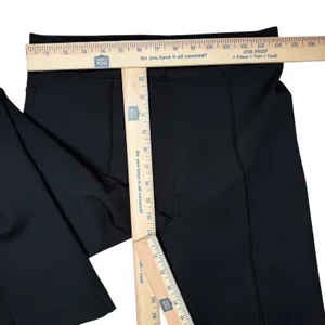 Spanx Pants M SPANXsmooth PerfectFit Black Ponte High Rise Flare Stretch Pull On thumbnail 7