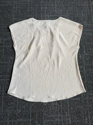 Blooming Jelly Dressy Business Casual Top Work Trendy Short Sleeve Shirt Size L thumbnail 5