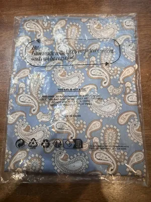 Shiraleah Chicago Wyatt Scarf Blue Paisley Woven Square Scarf Womens 07-28-021 thumbnail 3