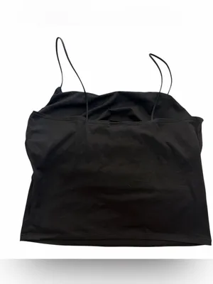 Gymshark Pause Black Slim Spaghetti-Strap Camisole thumbnail 2
