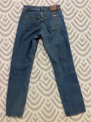 LEVI’S Signature Stretch Mid Rise Straight Leg Blue Denim Jeans 6 Medium thumbnail 4