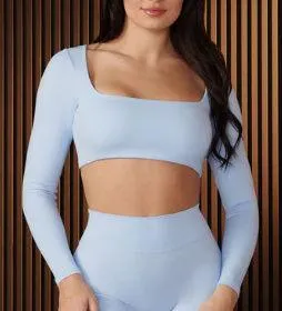 YoungLA curve long sleeve sport bra thumbnail 1